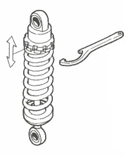 Herramienta precarga amortiguador